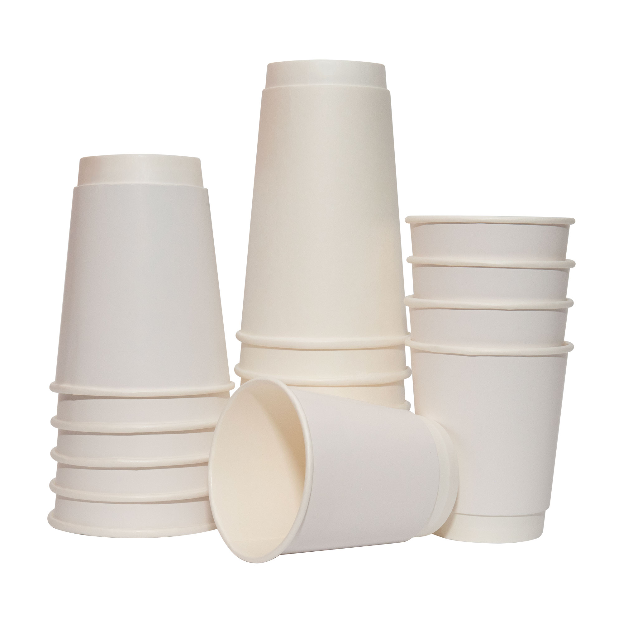 Двостінковий_білий_3 Стакан двостінковий білий 450мл D-90 25шт (16) - Зображення 1