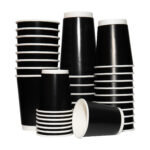 Стакан паперовий двостінний Чорний 450мл D-90 25шт в уп. - Зображення 2