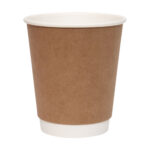 Стакан паперовий двостінний Kraft 450мл D-90 20шт в уп.