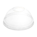 Комплект стакан купольний 300мл 50шт + кришка купольна з отвором 50шт D-95мм - Зображення 3