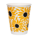 Стакан 3D "СОНЯШНИК" 350 мл D-90 25шт в уп.