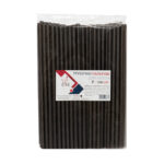 Соломка паперова чорна 100 шт в уп. (50) - Зображення 3