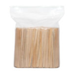 Мішалка дерев'яна 140мм*6мм*1,5мм 700шт в уп. березовова (40)